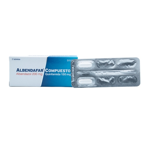 [LB-273-063-N-0002] ALBENDAFAR COMPUESTO 200MG/150MG CAJA X 2 TABLETAS FARSIMAN