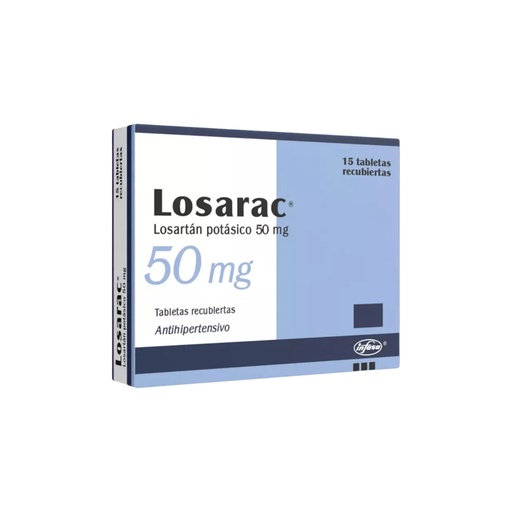 [LB-073-003-N-0381] LOSARAC 50 MG CAJA X 15 TABLETAS INDUSTRIA FARMACEUTICA, S.A.