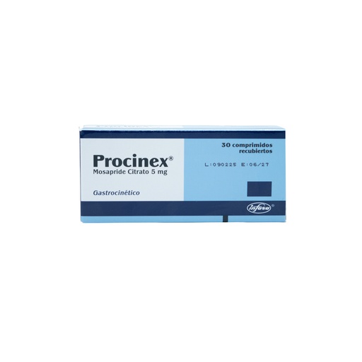 [LB-073-003-N-0385] PROCINEX 5 MG CAJA X 30 COMPRIMIDOS RECUBIERTOS INDUSTRIA FARMACEUTICA, S.A.