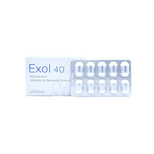 [LB128-005-N-0428] EXOL 40 MG (ESOMEPRAZOL 40 MG) CAJA X 30 CAPSULAS Pharmedic