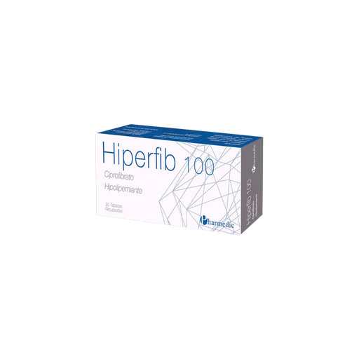 [LB128-005-N-0429] HIPERFIB (CIPROFIBRATO 100 MG) CAJA X 30 TABLETAS Pharmedic