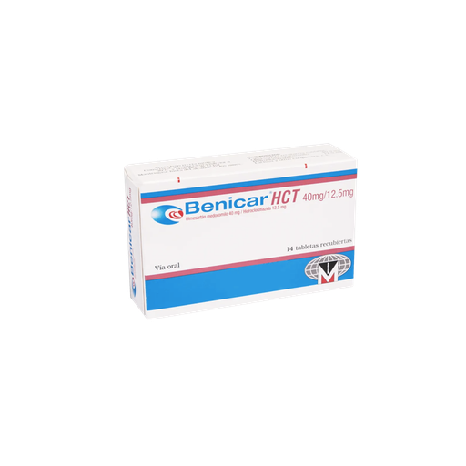 [LB-087-053-N-0046] BENICAR HCT 40MG/12.5 CAJA X 14 COMPRIMIDO (HIDROCLOROTIAZIDA OLMESARTAN) Laboratorios Menarini