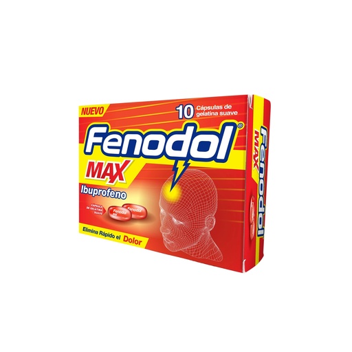 [LB-061-012-N-0002] FENODOL MAX CAJA X 10 GEL CAPSULAS (IBUPROFENO) FRAMAMEDICO 