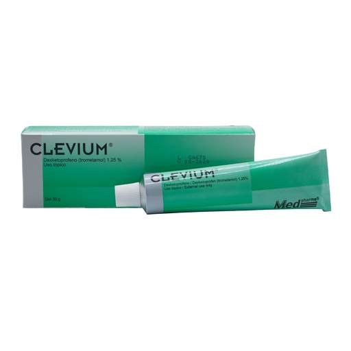 [LB-104-052-N-0069] CLEVIUM 1.25% GEL * 30 GRAMOS (DEXKETOPROFENO) MEDPHARMA