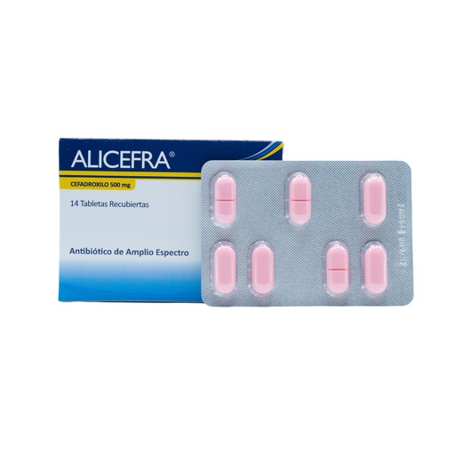 [LB-183-030-N-0044] ALICEFRA 500 MG CAJA X 14 TEBLETAS ALIFARMAT