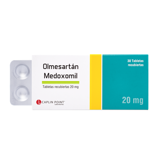 [LB001-001-N-0435] Olmesartán Medoxomil Tabs 20mg x 30s Caplin Point Laboratories