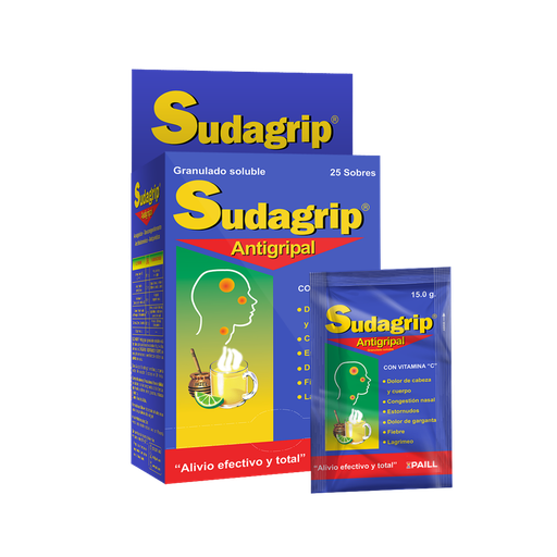 [LB-122-012-N-0020] SUDAGRIP ANTIGRIPAL  SOBRE POLVO PAILL (CAJA X 25 SOBRES)