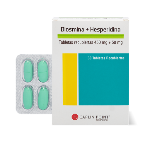 [LB001-001-N-0495] Diosmina + Hesperidina (450MG+50MG ) Tabletas x 30s Caplin Point