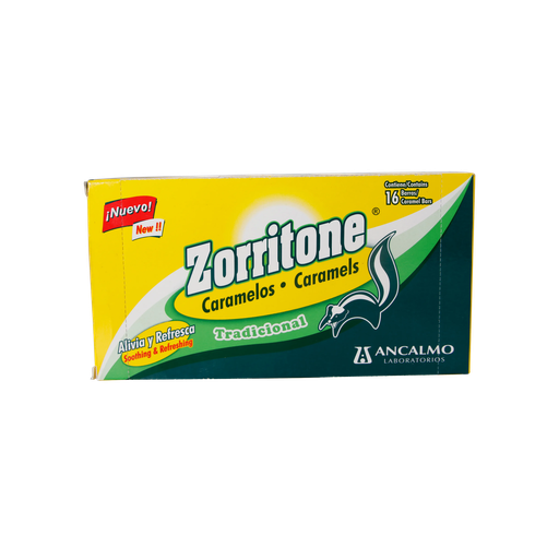 [LB-262-012-N-0003] ZORRITONE CARAMELO BARRA X 9 TRADICIONAL ANCALMO