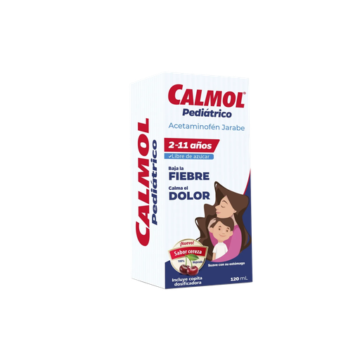 [BN001-001-N-0003] CALMOL 120MG PEDIATRICO CEREZA JARABE X 120ML