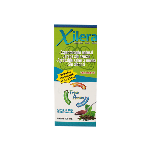 [LB-430-001-N-0012] XILERA EXPECTORANTE MENTA 120ML JARABE