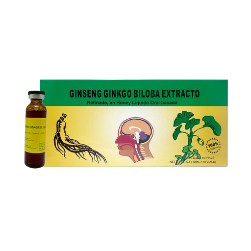 [LB001-001-N-0510] GINSENG CON GINKGO BILOBA -10 ml. (via oral)  x 10s Caplin Point Laboratories