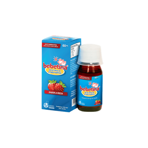 [LB081-002-N-0001] BEBETINA FRESA 120MG/5ML 60ML JARABE VIDES