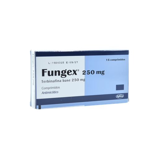 [LB073-003-N-0387] FUNGEX 250MG CAJA x 15 COMPRIMIDO INDUSTRIA FARMACEUTICA