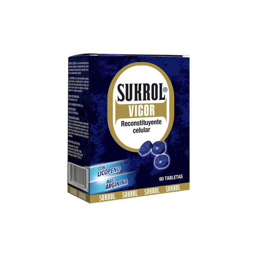 [LB061-002-N-0660] SUKROL VIGOR HOMBRE FRASCO 60 TABLETAS FARMAMEDICA