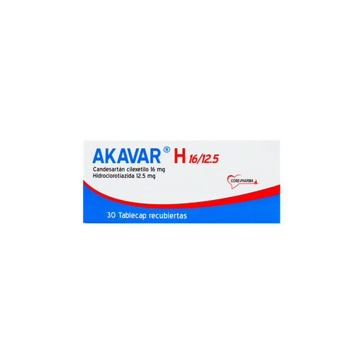 [LB114-001-N-0003] AKAVAR H 16 MG/12.5 CAJA X 30 TABLETAS RECUBIERTAS
