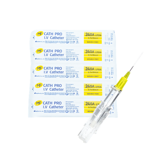 [LB-174-029-N-0008] Catheter 24G (Angiocat amarillo) Caremed