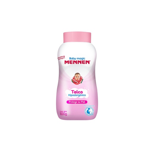 [CG001-001-N-0010] MENNEN TALCO 100G BABY MAGIC ROSA
