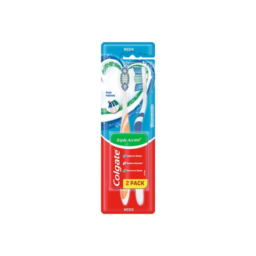 [CG001-001-N-0019] CDC TRIPLE ACTION MEDIO 2PACK COLGATE