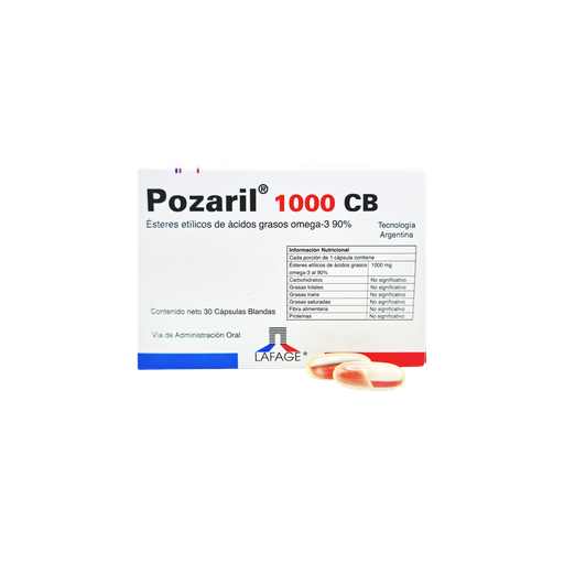 [LF001-001-N-0001] FOZARIL 1000 MG. X 30 CAPS LAFAGE