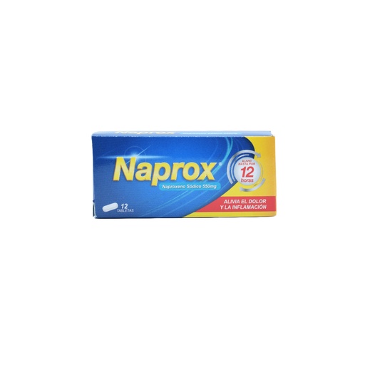 [BN001-001-N-0008] NAPROX 550MG CAJA 12 TABLETAS BENESSI OTC