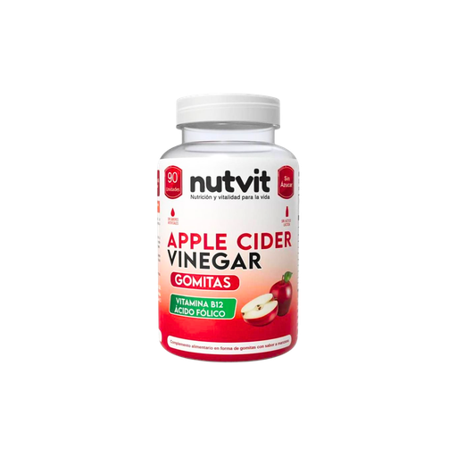[NV001-001-N-0008] Gummies Vinagre De Sidra De Manzana x 90 Unds Nutvit