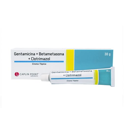 [LB001-001-N-0529] Genta+Beta+Clotri Crema 30gm tubo Caplin Point Laboratories
