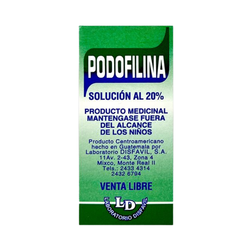 [LB049-002-N-0001] PODOFILINA 20% SOLUCION 10 ML UNIDAD DISFAVIL