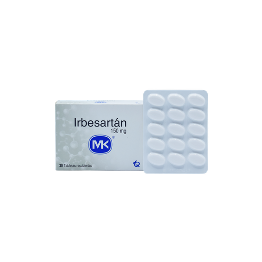 [MK001-001-N-0007] IRBESARTAN MK 150 MG CAJA 30 TAB REC.