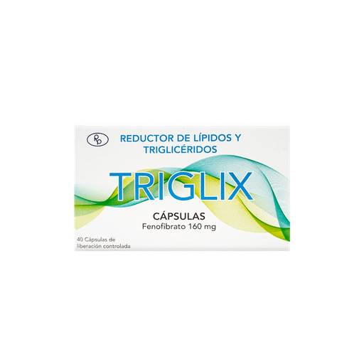 [RUP01-001-N-0005] TRIGLIX 160MG 40 CAPSULA RUIPHARMA