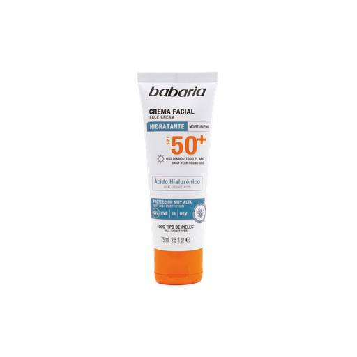 [BBR-DER-016] Protector Solar Babaria Hidratante SPF50 75 ml Babaria