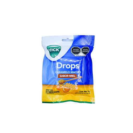 [LB-216-005-N-0021] VICK DROPS SABOR MENTOL, MIEL Y JENGIBRE UNIDAD (copia)
