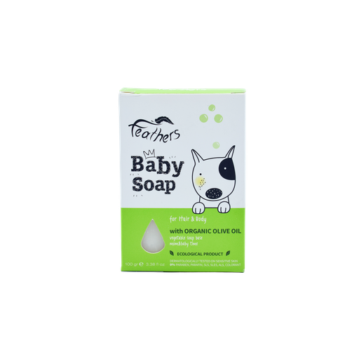 [CMLV1-001-N-0011] FEATHERS BABY SOAP 100g COSMOLIVE