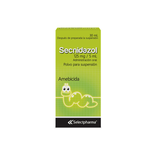 [LB158-002-N-0560] Secnidazol polvo para Suspensión 125mg / 5ml Fco. 30 ml SelectPharma