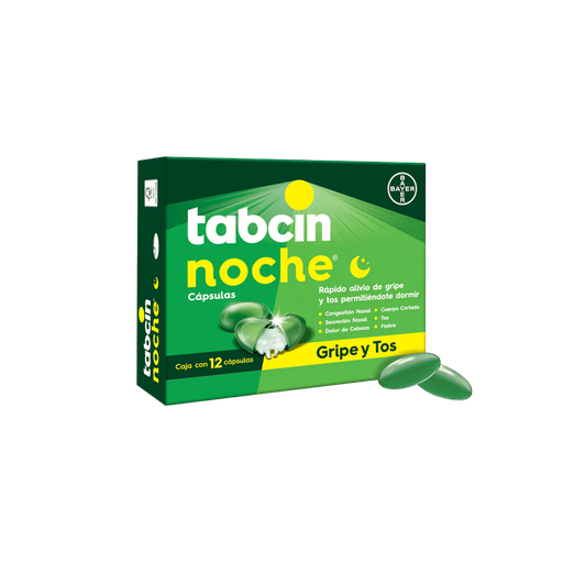 [LB165-002-N-0619] TABCIN NOCHE POWER GEL 325MG SOBRE x 2 BAYER OTC