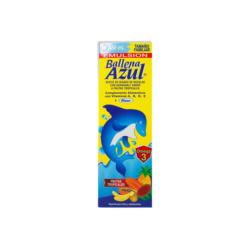 [LB155-002-N-0102] Ballena Azul Con Fluor Emulsion Frutas Tropicales. Santa Fe