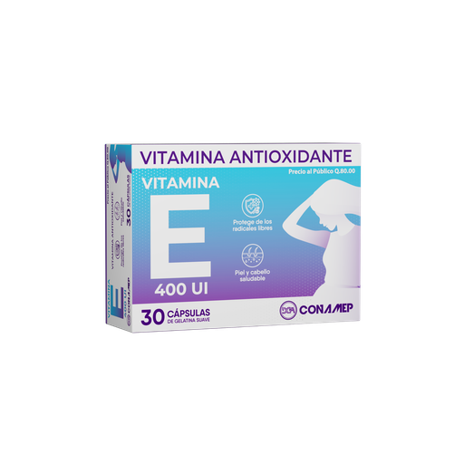 [LB044-002-N-0662] Vitamina E Farmacaps 400 Ui Capsula De Gelatina Blanda Conamep
