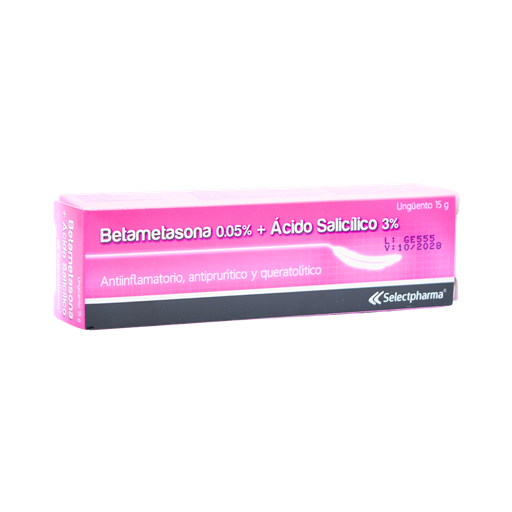 [LB158-002-N-0114] Betametasona 0.05% + Acido Salicilico 3% Ungüento Tubo 15 g SelectPharma