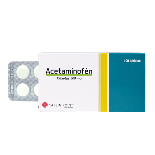 [LB001-001-N-0020] Acetaminofen 500 Mg Tabletas Caplin CaplinPoint Laboratories Ltd.