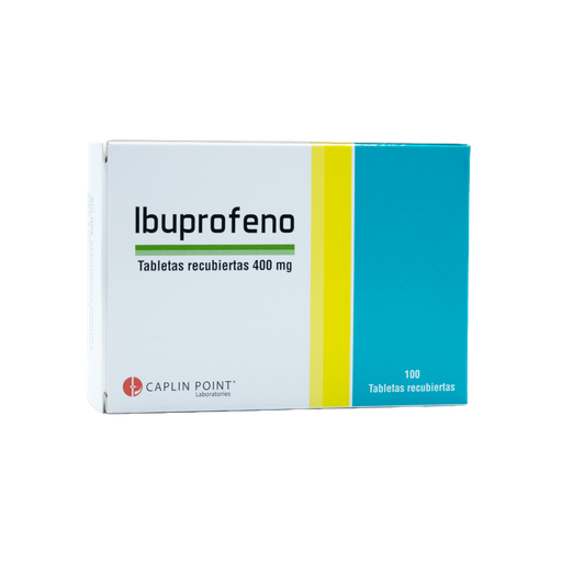 [LB001-001-N-0023] Ibuprofeno 400mg Tabletas x 100 Tabletas Caplin Point Laboratories