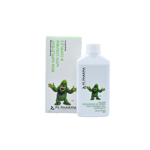 [LB126-023-N-0143] Suplemento De Hierro Con Vitaminas Del Complejo B Jarabe PS PHARMA