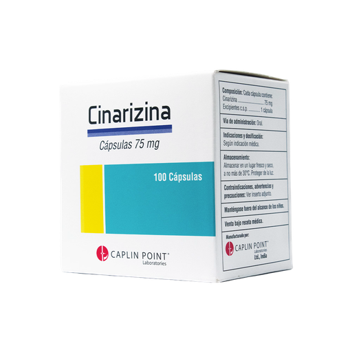 [LB001-001-N-0064] Cinarizina 75mg Capsula Caplin Point Laboratories