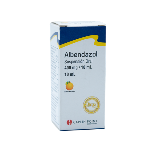 [LB001-001-N-0071] Albendazol Caplin 400 Mg10 Ml Suspension Oral CaplinPoint Laboratories Ltd.