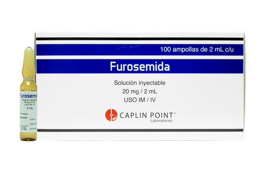 [LB001-001-N-0079] Furosemida 20mg/2ml Inyectable - Ampolla Caplin Point Laboratories