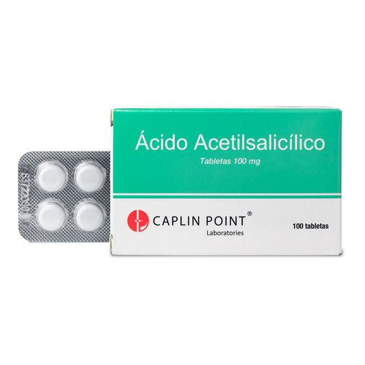 [LB001-001-N-0095] Acido Acetil Salicilico 100mg Tableta Caplin Point Laboratories