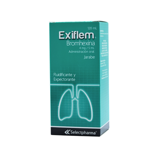 [LB158-002-N-0276] Exiflem 4 Mg5 Ml Jarabe Selectpharma 120Ml. SelectPharma