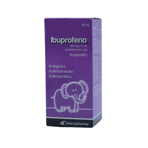 [LB158-002-N-0330] Ibuprofeno Suspensión Oral 100mg/ 5ml Fco 120 ml Selectpharma
