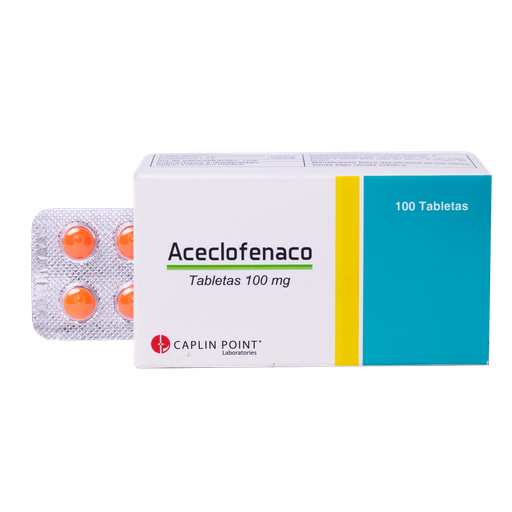 [LB001-001-N-0101] Aceclofenaco 100mg Tableta  Caplin Point Laboratories