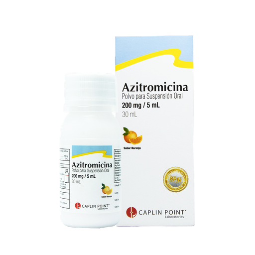 [LB001-001-N-0114] Azitromicina Caplin  200 Mg5 Ml Polvo Para Suspension Oral CaplinPoint Laboratories Ltd.