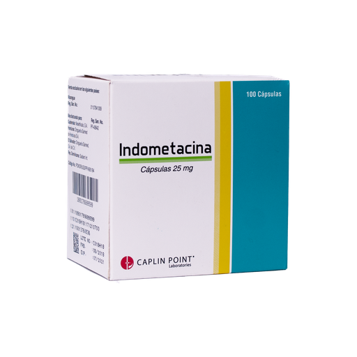 [LB001-001-N-0120] Indometacina 25mg Capsula Caplin Point Laboratories